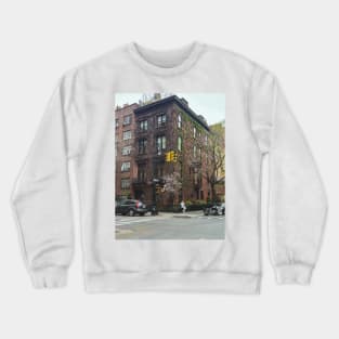 Ivy-covered building on Irving Place Crewneck Sweatshirt